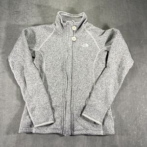 The North Face Crescent Sunset Full Zip Fleece Jacket Button‎ Detail Size Medium